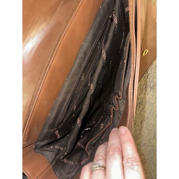 Women's Briefcase Vegan Leather 15.6 inch Laptop Bag for Work Computer Feminine - Picture 14 of 16